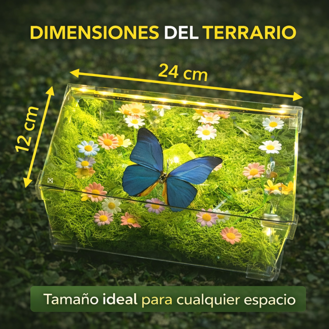 Caja Jardín De Mariposa